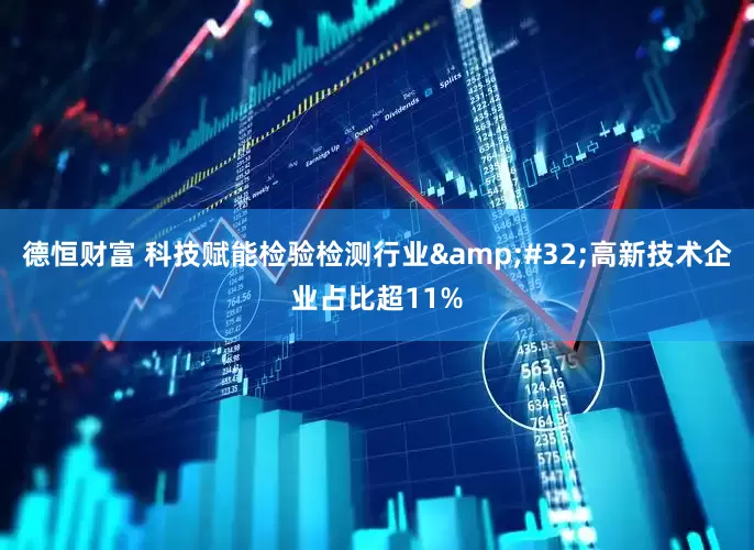 德恒财富 科技赋能检验检测行业&#32;高新技术企业占比超11%