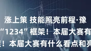 涨上策 技能照亮前程·豫见国赛 | “1234”框架！本届大赛有什么看点和亮点？